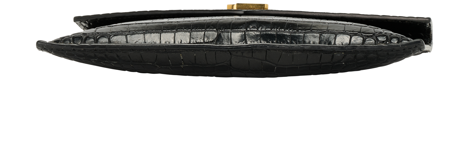 Saint Laurent Envelope Pouch, &pound;350, Accessories, Black, Leather, Top view